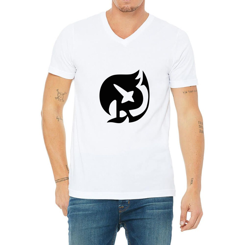 Raven Tail Symbol V-neck Tee | Artistshot