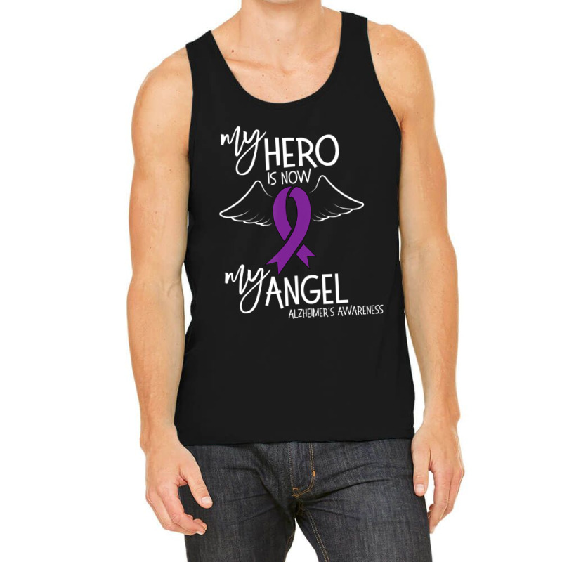 My Hero Is Now My Angel Alzheimers Awareness Tank Top | Artistshot