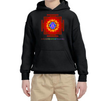 Sri Yantra Sanskrit Wealth Mantra Meditation Premium T Shirt Youth Hoodie | Artistshot