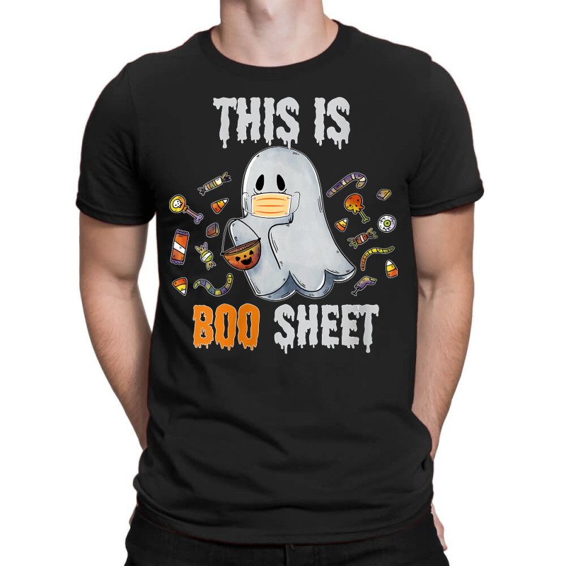 Womens This Is Boo Shee Ghost Funny Halloween Costume 2020 V Neck T-shirt | Artistshot