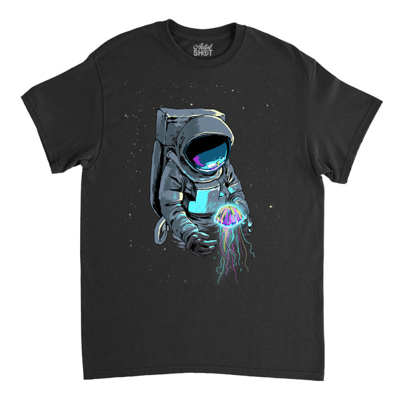 Space Jelly Fish Astronaut Science Galaxy Spaceman Cosmonaut Classic T-shirt | Artistshot