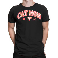 Womens Vintage Floral Cat Mom Funny Cat Lover T-shirt | Artistshot