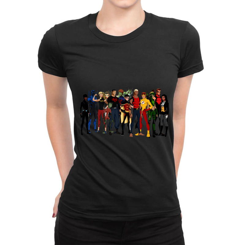 Young Justice Ladies Fitted T-Shirt by HARRIETNELSON | Artistshot