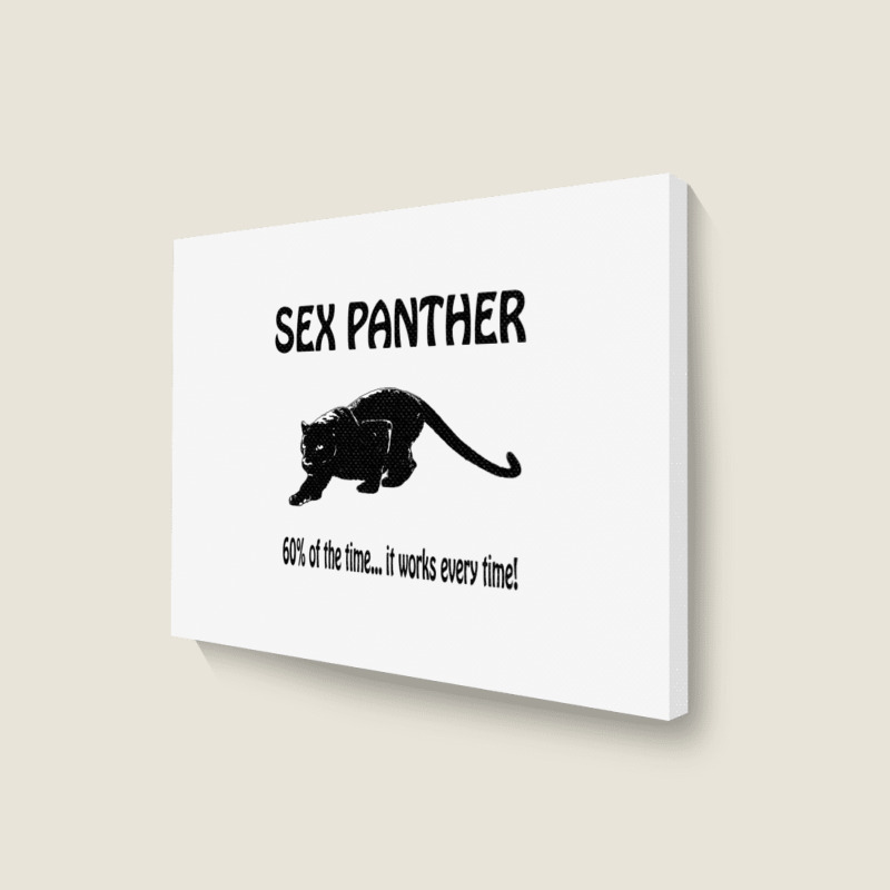 Yellow Sex Panther Landscape Canvas Print by QuaidXan | Artistshot