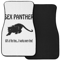 Yellow Sex Panther Front Car Mat | Artistshot