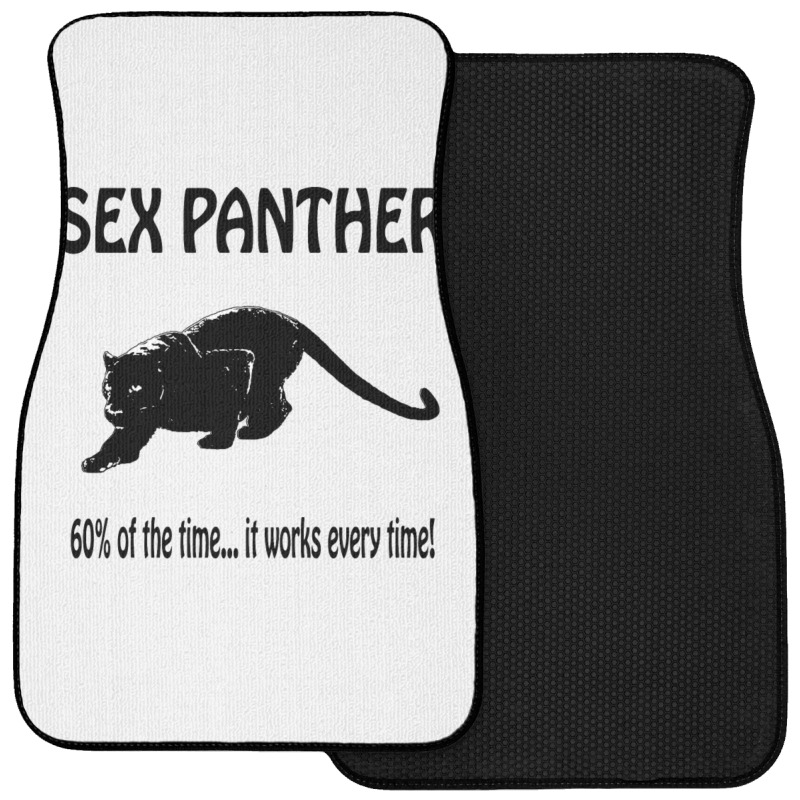 Yellow Sex Panther Front Car Mat by QuaidXan | Artistshot