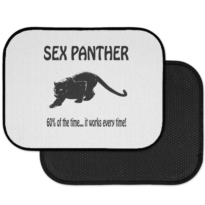 Yellow Sex Panther Rear Car Mat by QuaidXan | Artistshot