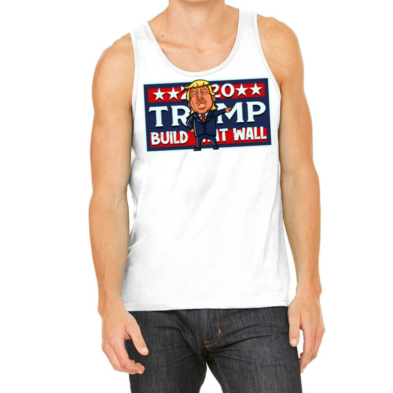 Build That Wall License Plate Tank Top | Artistshot