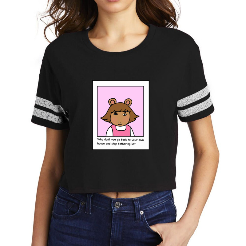 D.w. Is Over Francine 1 Scorecard Crop Tee by PaulDupuy | Artistshot