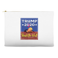 Trump Build The Wall 2020 Accessory Pouches | Artistshot