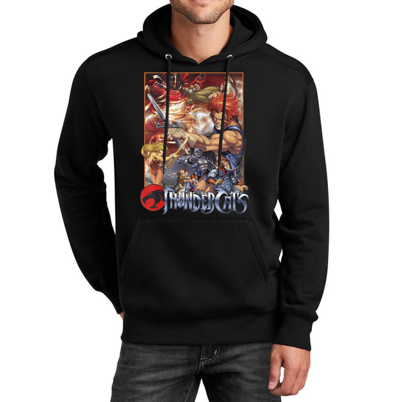 Thundercats Vintage Poster Unisex Hoodie by atereabag | Artistshot