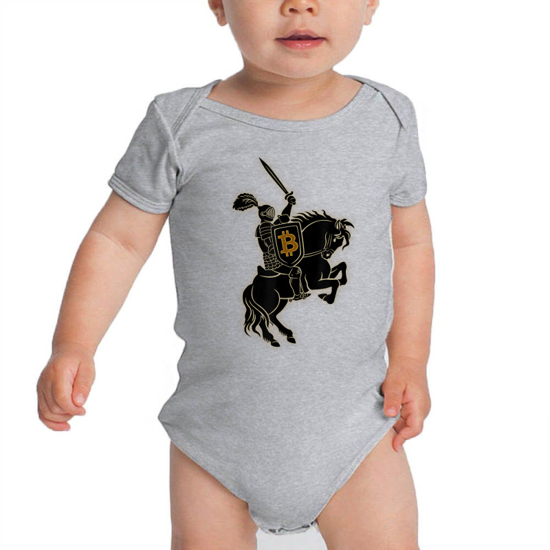 Bitcoin Crusader T Shirt Baby Bodysuit | Artistshot