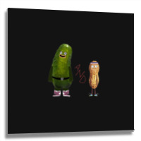 Pickle And Peanut Metal Print Square | Artistshot