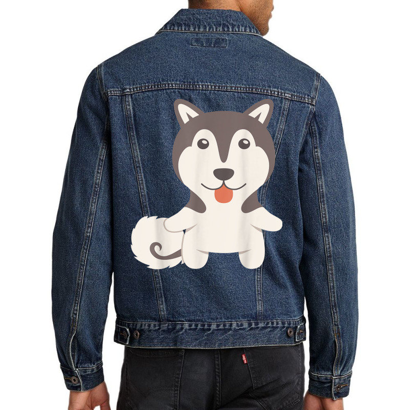 Alaskan Malamute T Shirt Men Denim Jacket | Artistshot