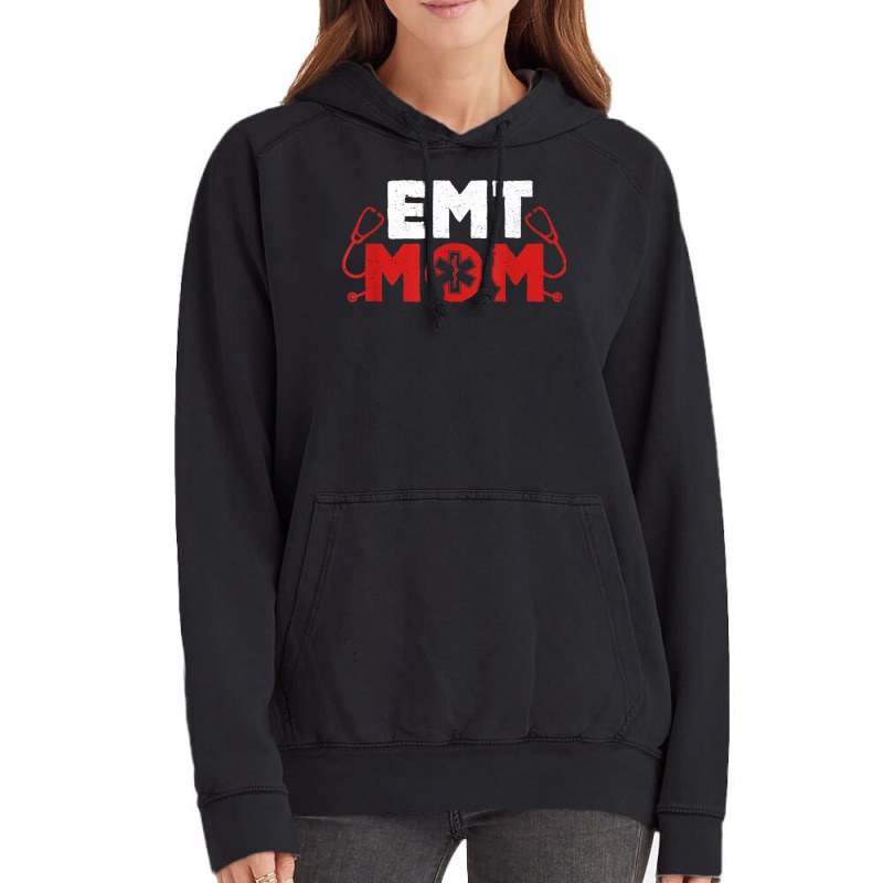 Emt Mom Emergency Medical Technicians Ems First Responder T Shirt Vintage Hoodie | Artistshot