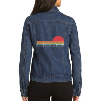 Train Retro Style Ladies Denim Jacket | Artistshot