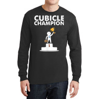 Cubicle Champion Funny T Shirt For Office Cubicle Dwellers Long Sleeve Shirts | Artistshot