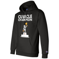 Cubicle Champion Funny T Shirt For Office Cubicle Dwellers Champion Hoodie | Artistshot