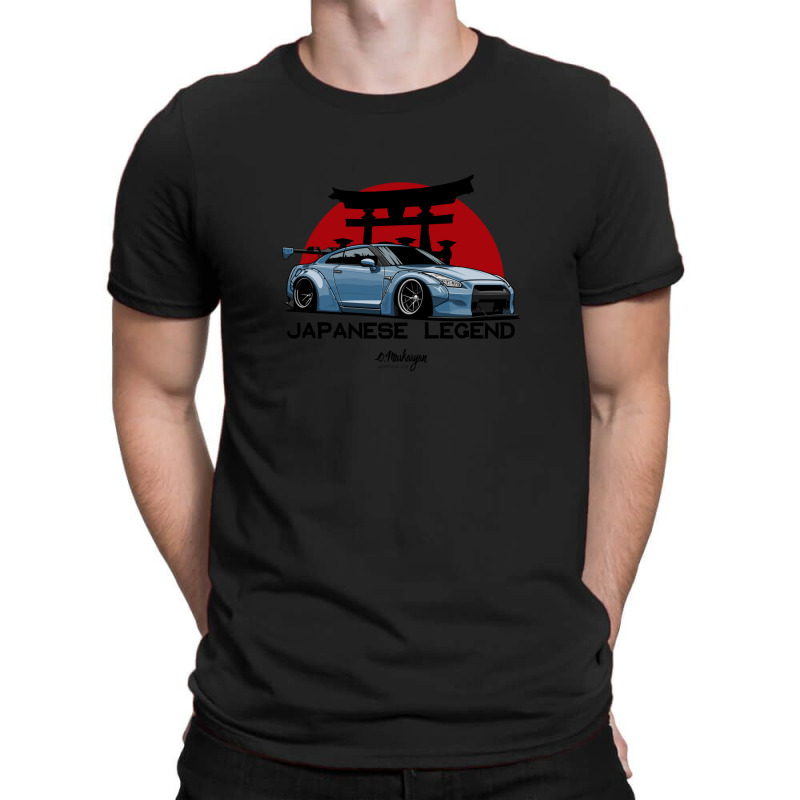 Gtr. Japanese Legend (blue) T-Shirt by RobertDoss | Artistshot