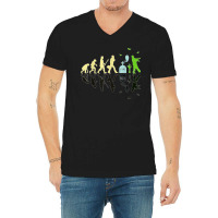 Zombie Evolution Funny Halloween Costume Men Women V-neck Tee | Artistshot