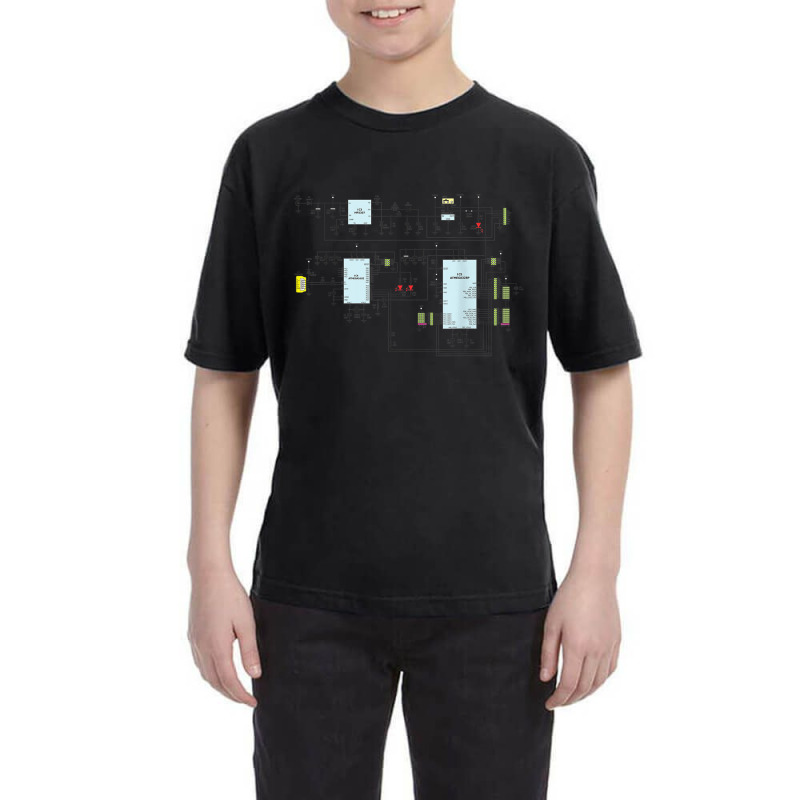 Electronic Engineer Geek Nerd Circuit Shirt Youth Tee by cm-arts | Artistshot