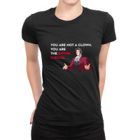 Miles Edgeworth Entire Circus Quote Ladies Fitted T-shirt | Artistshot