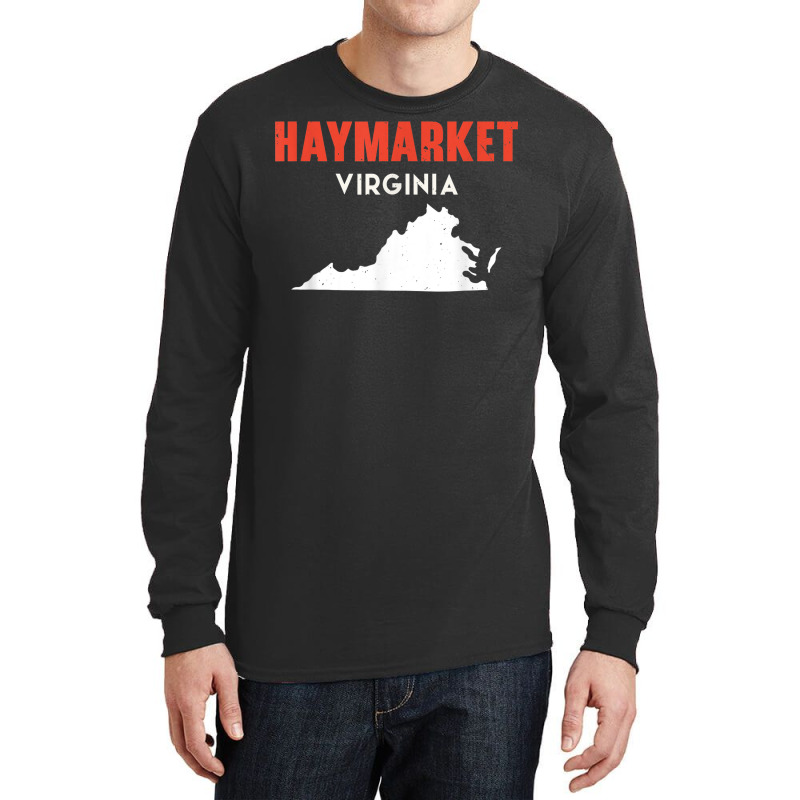 Haymarket Virginia Usa State America Travel Virginian Long Sleeve Shirts | Artistshot