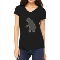 Eating Bear Cartoon Animals Causes Pandemics T-shirts Collection With  Women's V-neck T-shirt | Artistshot