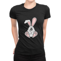 Eating Rabbit Cartoon Animals Causes Pandemics T-shirts Collection Wit Ladies Fitted T-shirt | Artistshot