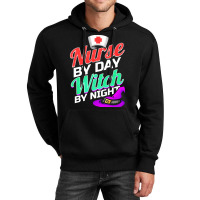 Nurse By Day Witch By Night Costume Halloween T Shirt Unisex Hoodie | Artistshot