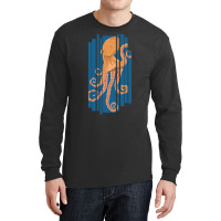 Octopus Illustration T Shirt Long Sleeve Shirts | Artistshot