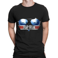 Top Gun Aviator Sunglasses Reflection T-shirt | Artistshot