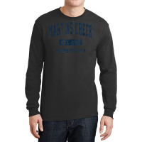 Martins Creek Pennsylvania Pa Vintage Athletic Sports Design Long Sleeve Shirts | Artistshot