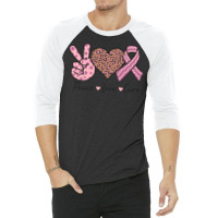 Peace Love Cure T Shirt 3/4 Sleeve Shirt | Artistshot