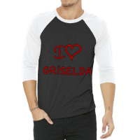 I Love Griselda 3/4 Sleeve Shirt | Artistshot