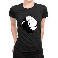 Eternal Cat Love 1 Ladies Fitted T-shirt | Artistshot