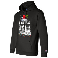 Funny Santa's Favorite Database Administrator Christmas Champion Hoodie | Artistshot