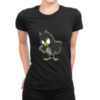 Eating Owl Cartoon Animals Causes Pandemics T-shirts Collection With C Ladies Fitted T-shirt | Artistshot