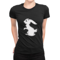 Eating Rabbit Cartoon Animals Causes Pandemics T-shirts Collection Wit Ladies Fitted T-shirt | Artistshot