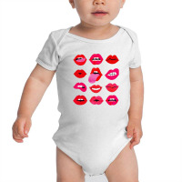 Lips Of Love Baby Bodysuit | Artistshot