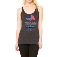 American Grown With Batswana Roots   Botswana T Shirt Racerback Tank | Artistshot