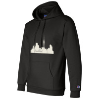 Auckland, New Zealand City Skyline Souvenir Style T Shirt Champion Hoodie | Artistshot