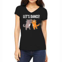 Let's Dance Latino Or Latina Women's V-neck T-shirt | Artistshot