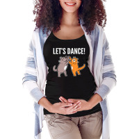 Let's Dance Latino Or Latina Maternity Scoop Neck T-shirt | Artistshot