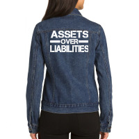 Assets Over Liabilities Men's Pullover Hoodie Ladies Denim Jacket | Artistshot