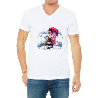 Two Ghost Cute Perone V-neck Tee | Artistshot