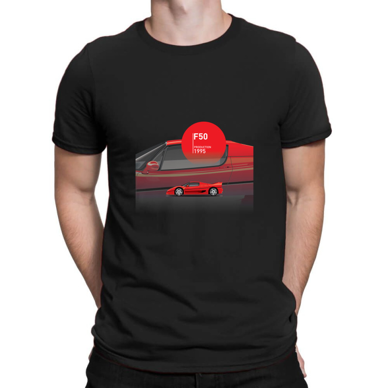 Supercar F50 Production 1995 T-shirt | Artistshot