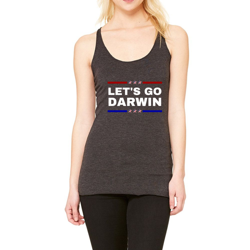 Let's Go Darwin Racerback Tank by Rart | Artistshot