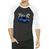 Impreza Type R (blue) 3/4 Sleeve Shirt | Artistshot