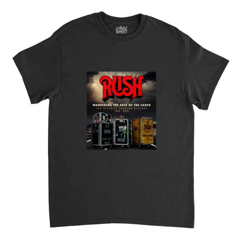 Rush' Wandering The Of The Earth Classic T-shirt | Artistshot